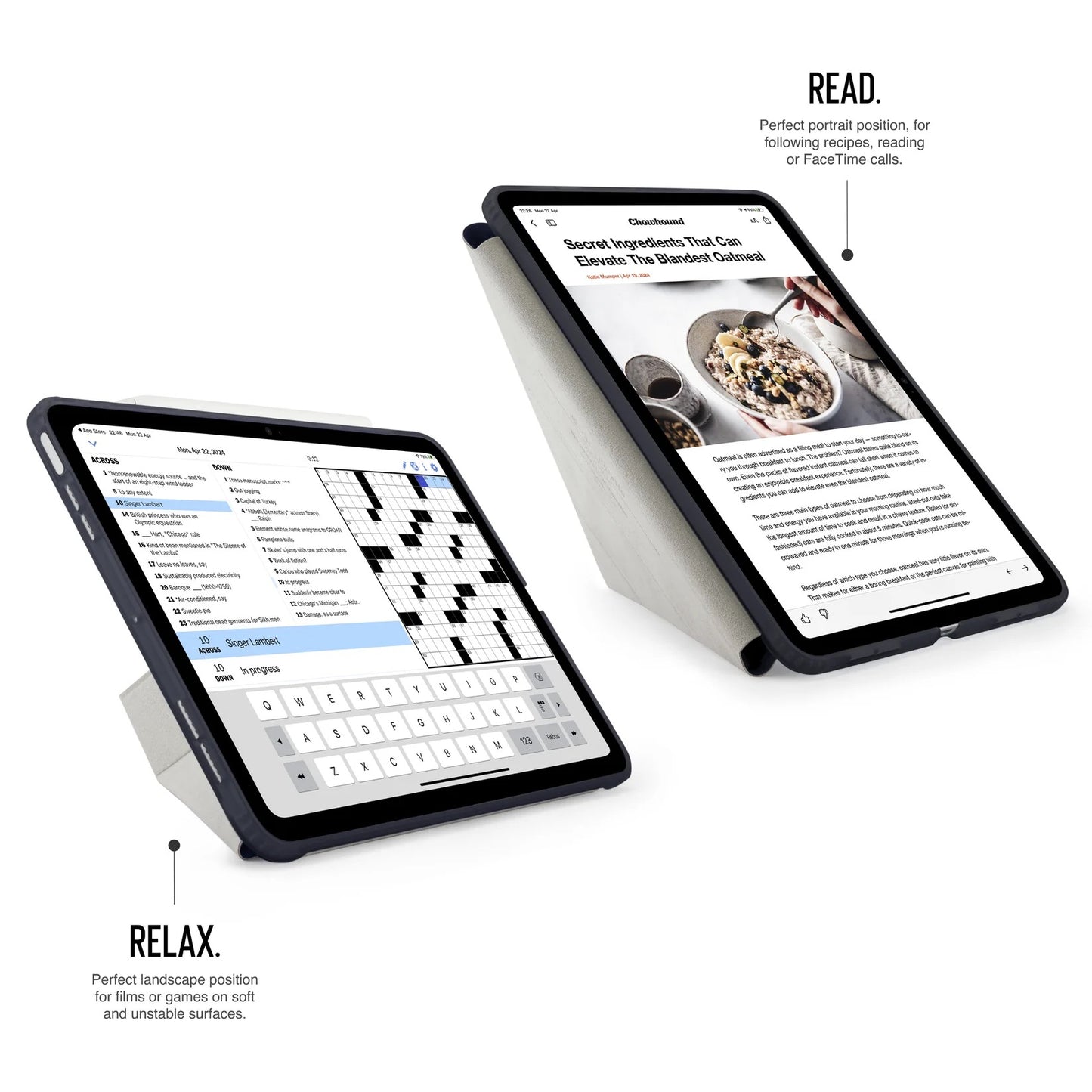 Kryt na iPad Air 13" Pipetto Origami No1 Original Case - tmavě modrý - istyle.work