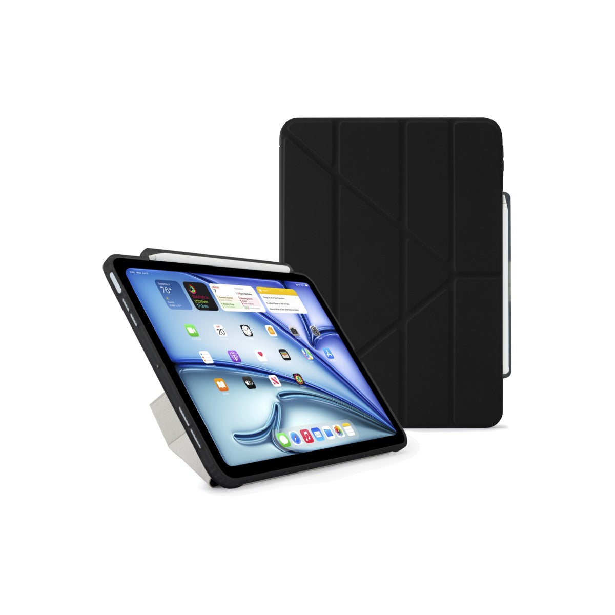 Kryt na iPad Air 13" Pipetto Origami No3 Pencil Case - černý - istyle.work