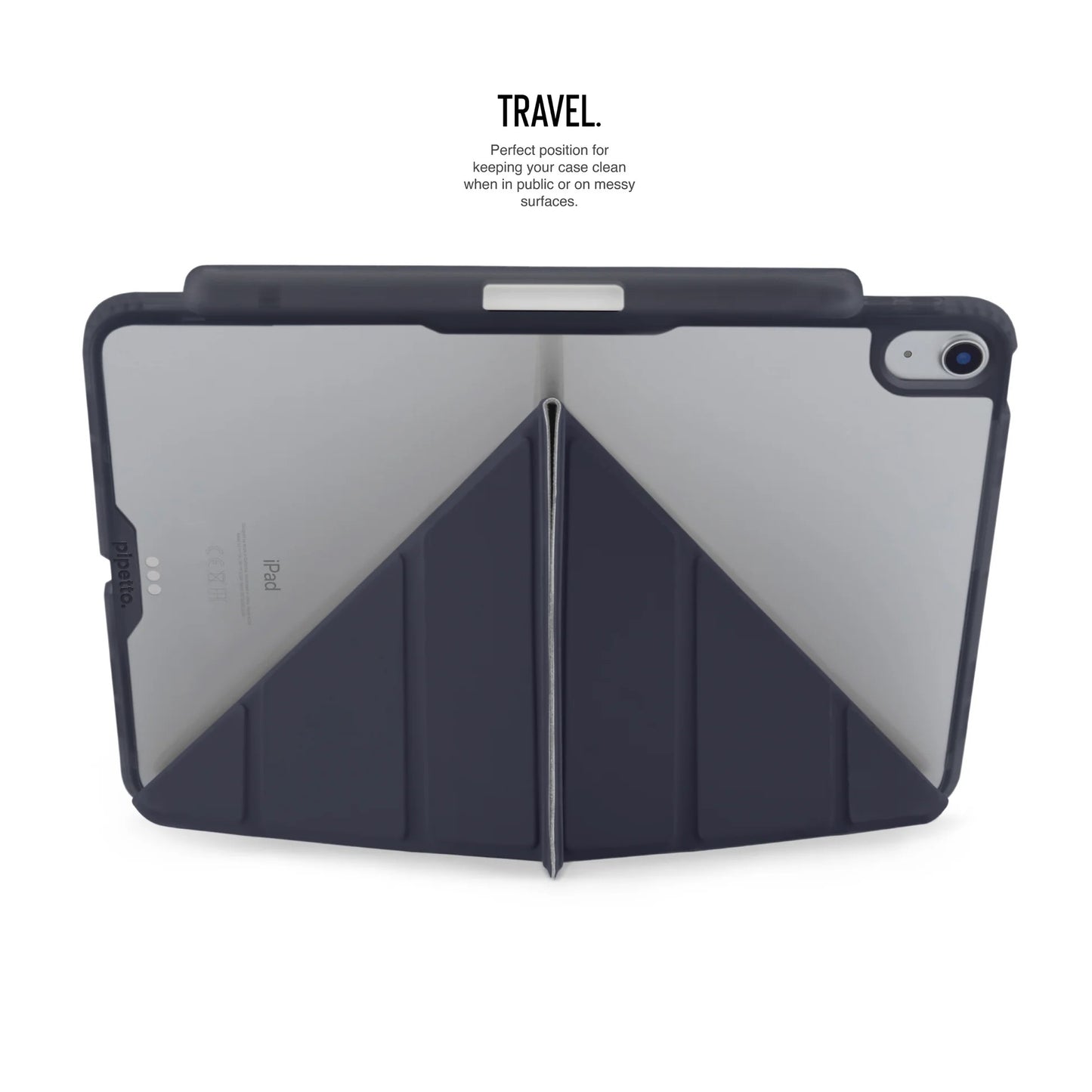 Kryt na iPad Air 13" Pipetto Origami No3 Pencil Case - tmavě modrý - istyle.work