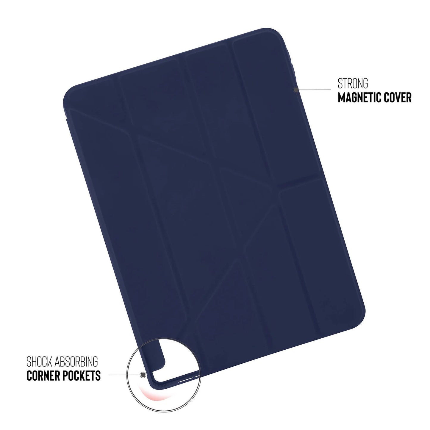 Kryt na iPad Air Pipetto Origami No1 Original Case - tmavě modrý - istyle.work