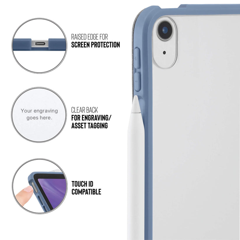 Kryt na iPad Air Pipetto Origami No1 Original Case - světle modrý - istyle.work