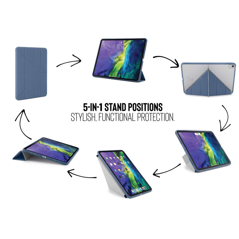 Kryt na iPad Air Pipetto Origami No1 Original Case - světle modrý - istyle.work