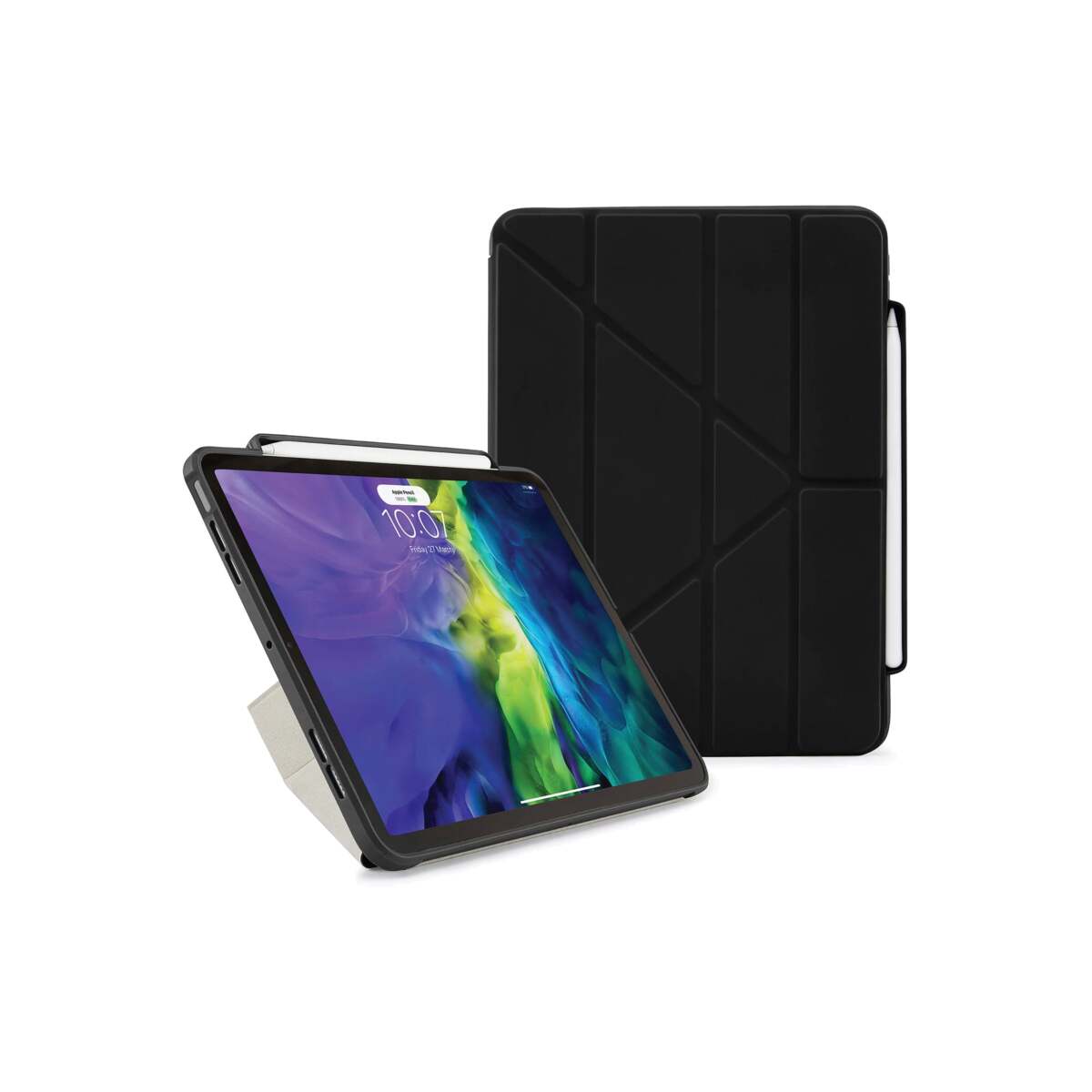 Kryt na iPad Air Pipetto Origami No3 Pencil Case - černý - istyle.work