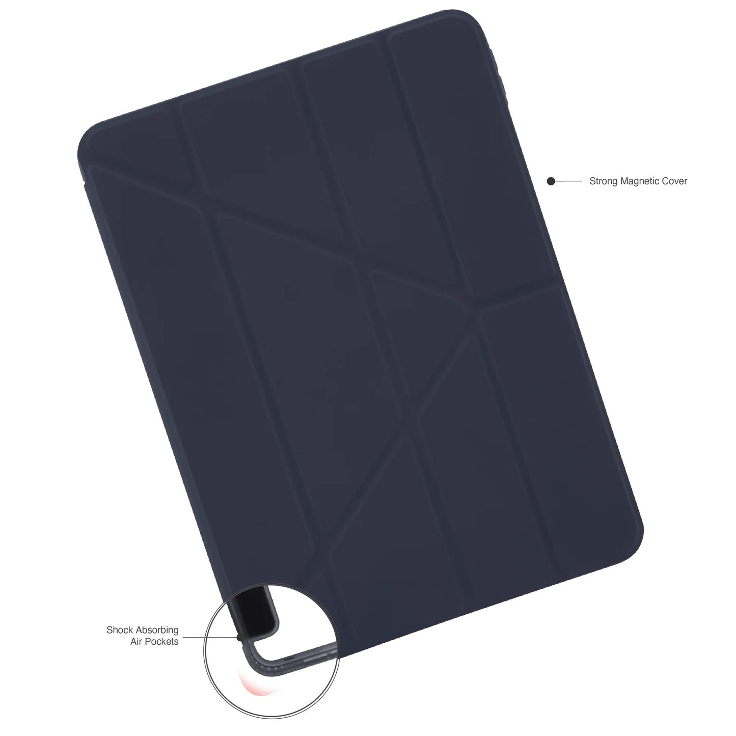Kryt na iPad Pro 11" Pipetto Origami No1 Original Case - tmavě modrý - istyle.work