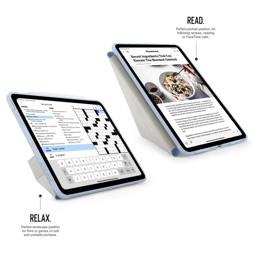 Kryt na iPad Air 13" Pipetto Origami No1 Original Case - světle modrý - istyle.work