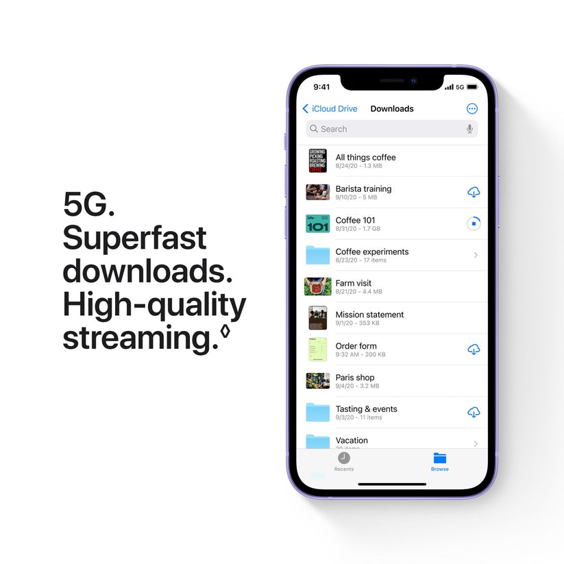 Apple iPhone 12 mini 128GB - fialový (použité, lehce opotřebené) - istyle.work