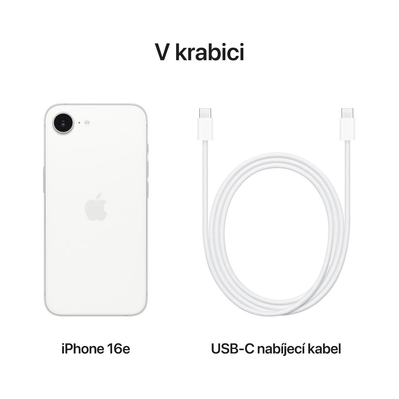 Apple iPhone 16e 128GB - bílý (otevřený) - istyle.work