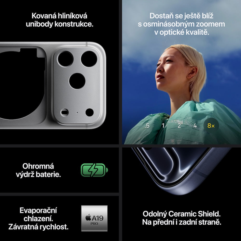 Apple iPhone 17 Pro 256GB - temně modrý (otevřený) - istyle.work