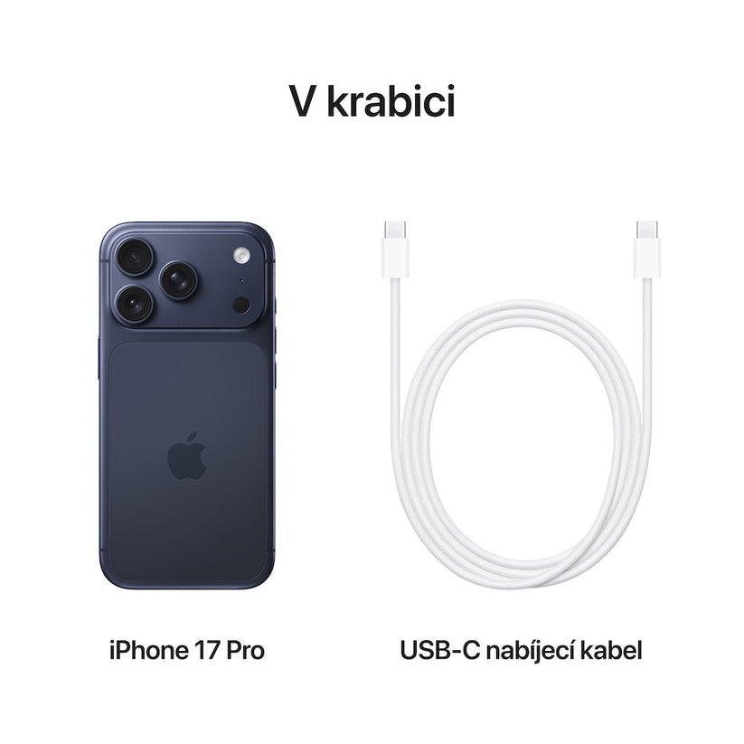 Apple iPhone 17 Pro 256GB - temně modrý (otevřený) - istyle.work