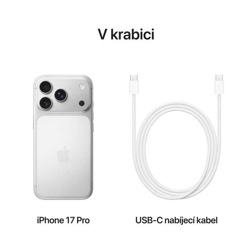 Apple iPhone 17 Pro 256GB - stříbrný (otevřený) - istyle.work