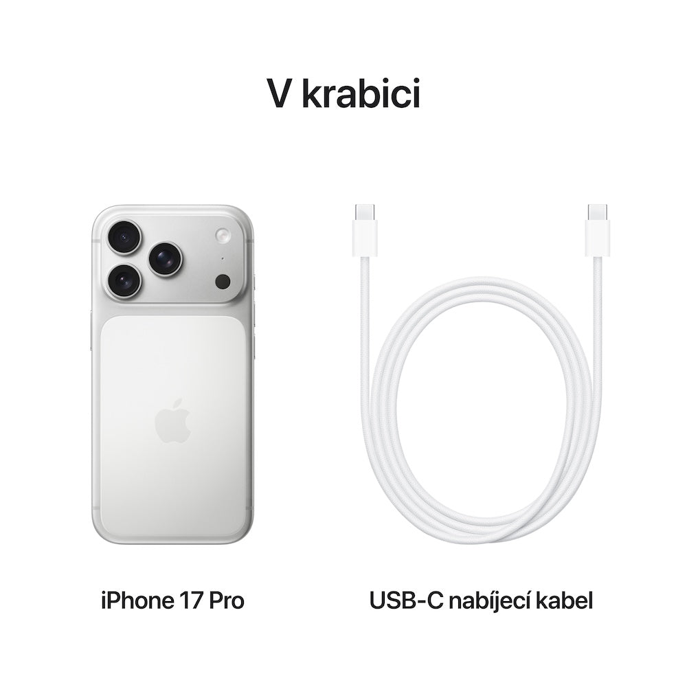 Apple iPhone 17 Pro 1TB - stříbrný (otevřený) - istyle.work
