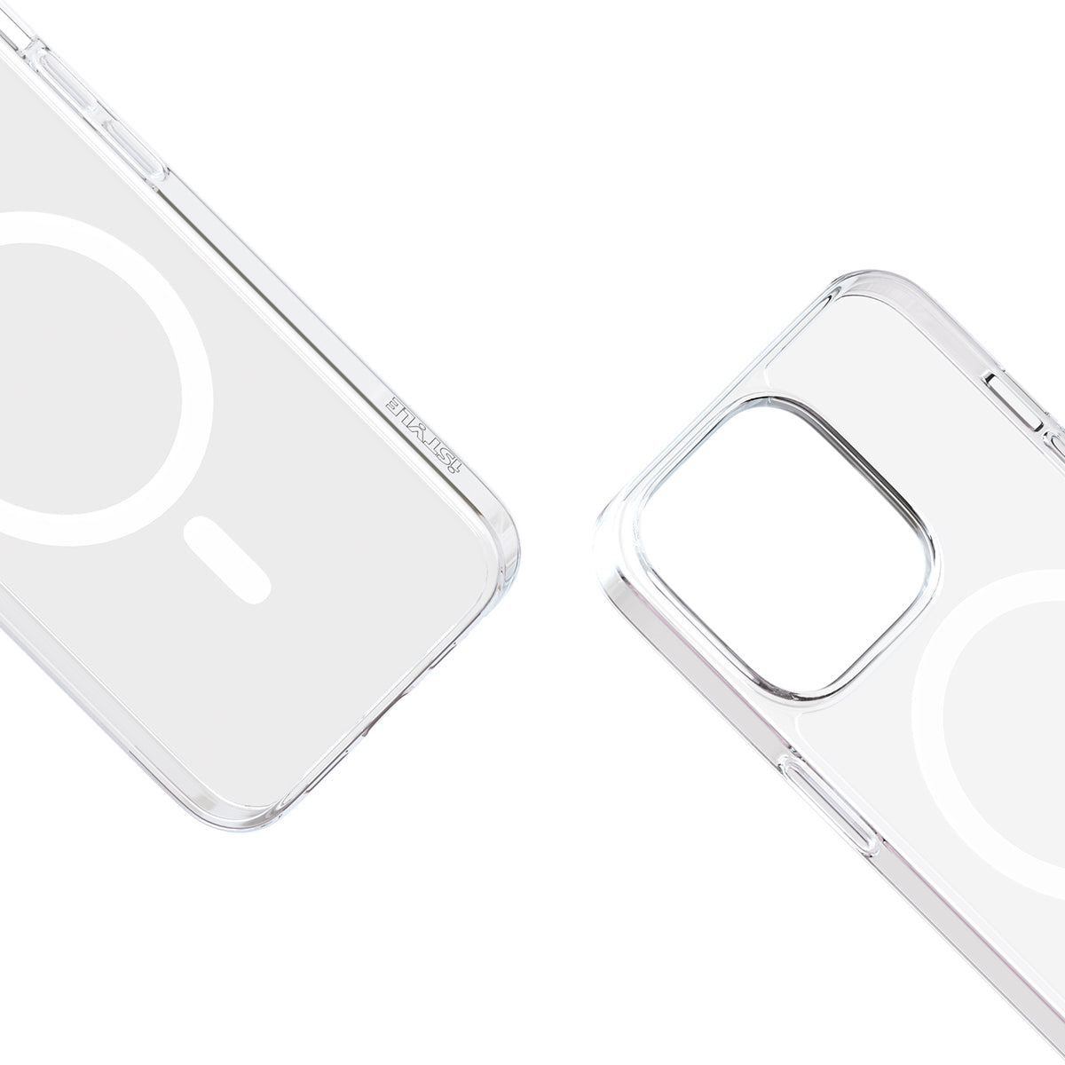 MagSafe kryt na iPhone 14 Pro Max iSTYLE HERO CASE 6,1" - průhledný - istyle.work