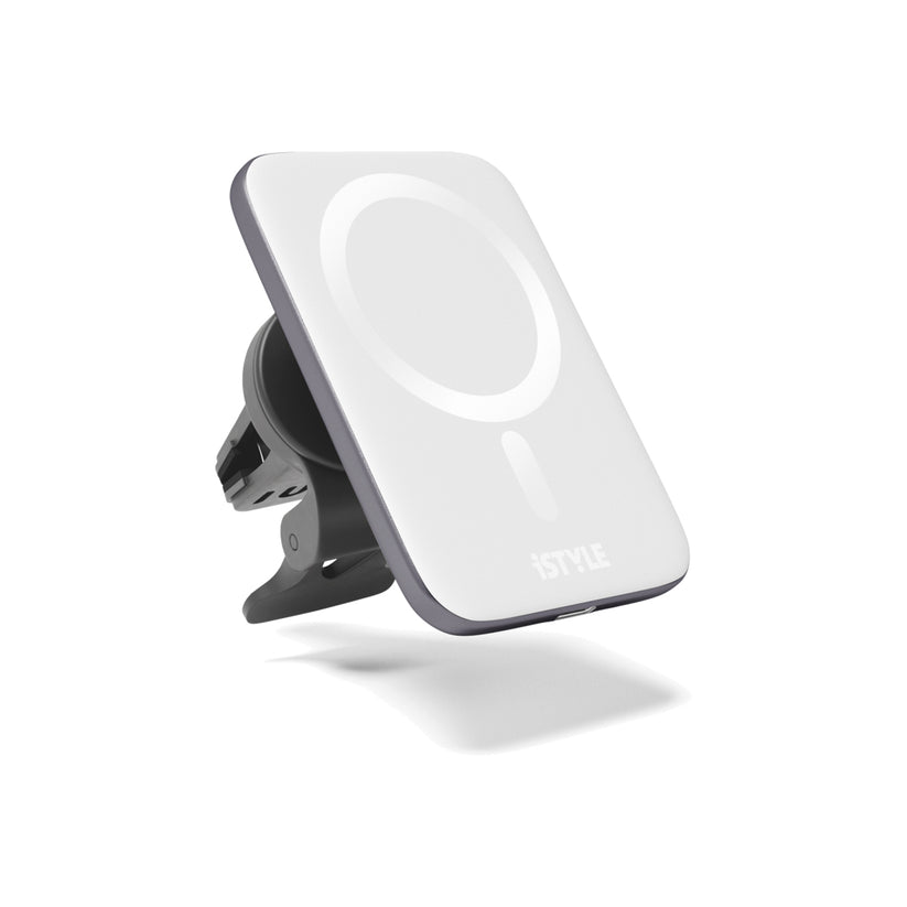 MagSafe ultratenká bezdrátová nabíječka do auta iSTYLE - stříbrná - istyle.work