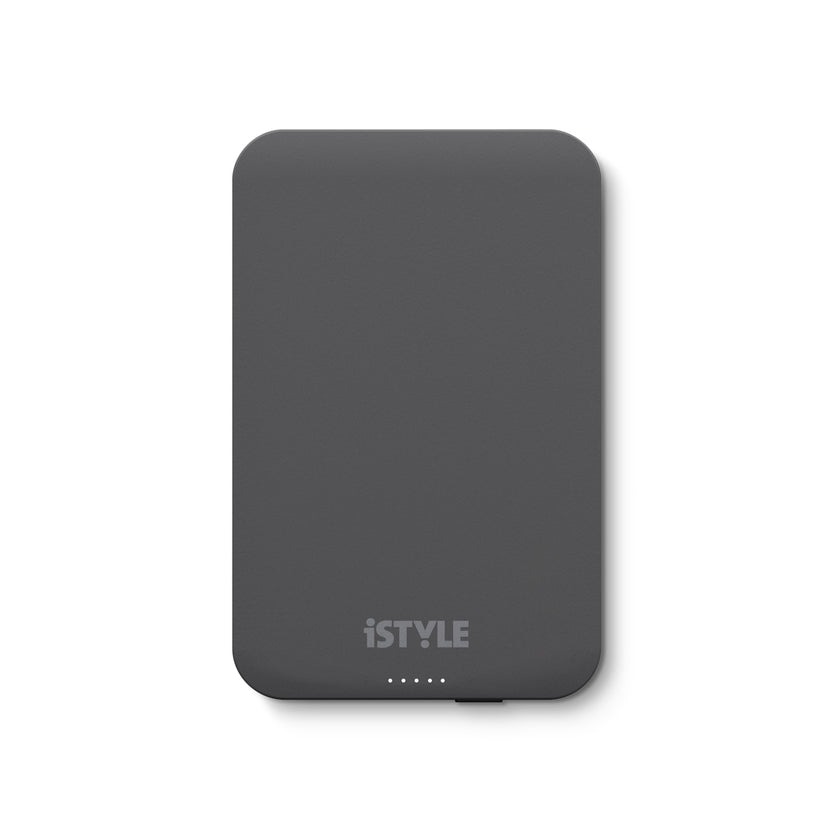 MagSafe bezdrátová 5000mAh powerbanka iSTYLE - vesmírně šedá - istyle.work