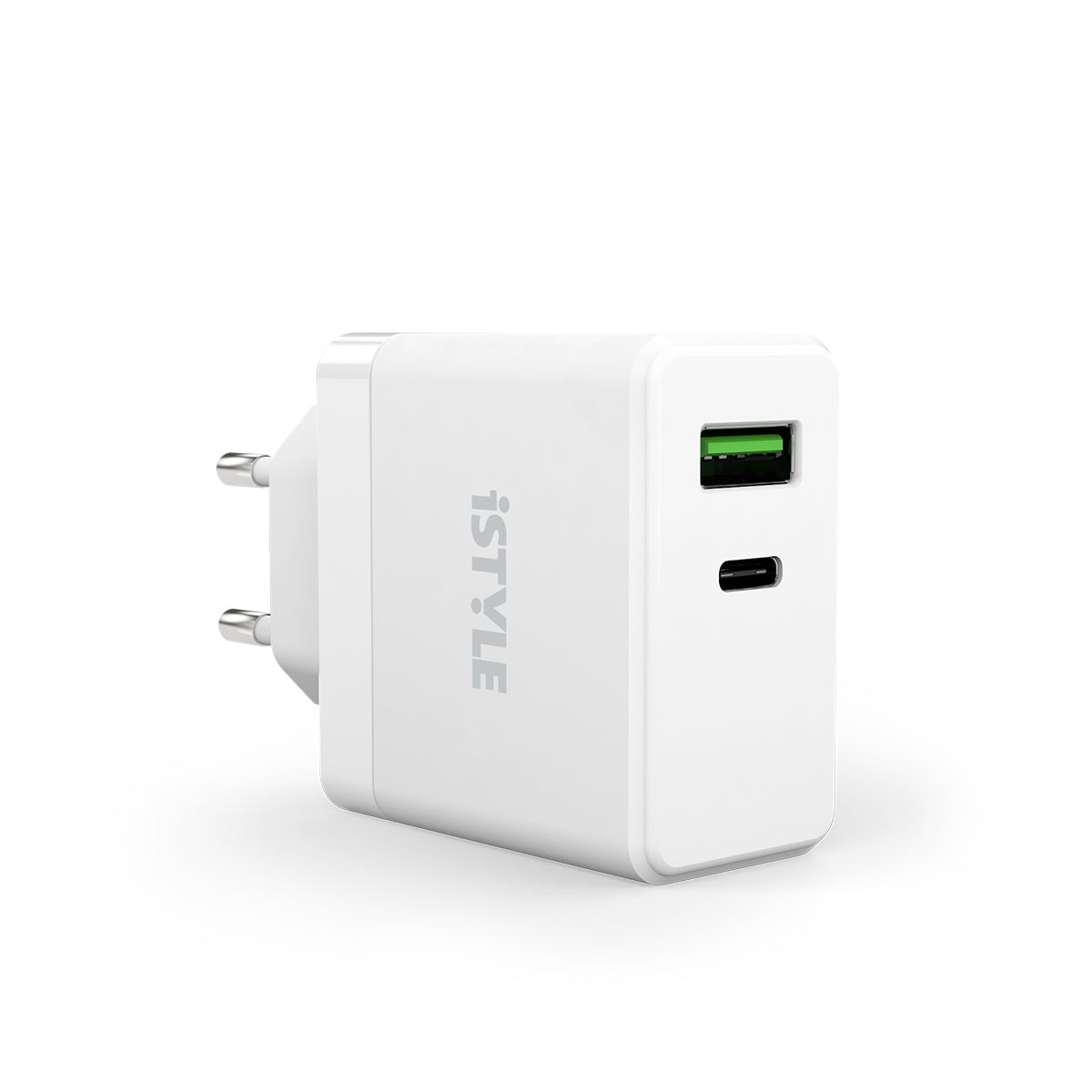 Nabíječka iSTYLE GaN 65W - bílá - istyle.work