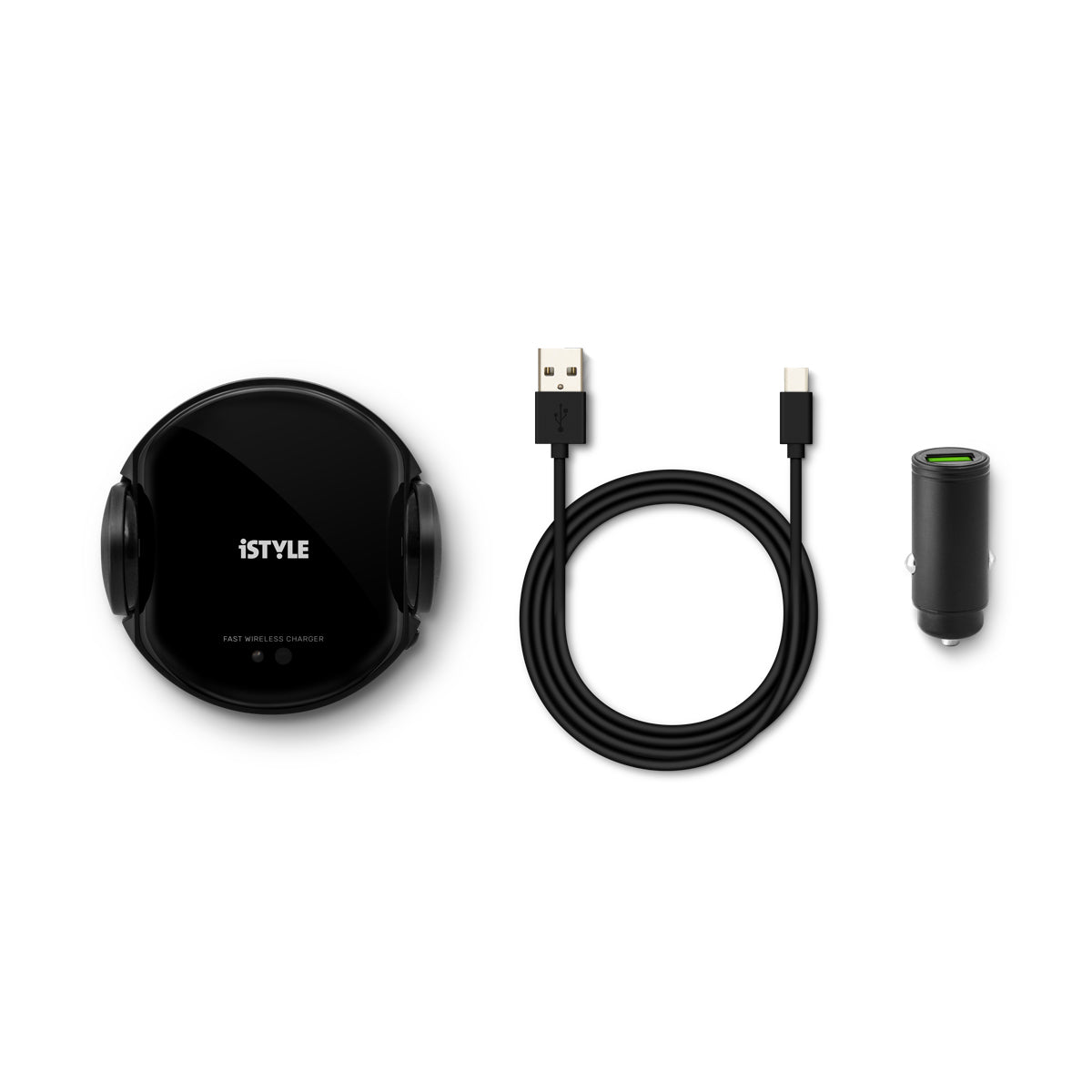 Bezdrátová nabíječka do auta s adaptérem iSTYLE - istyle.work