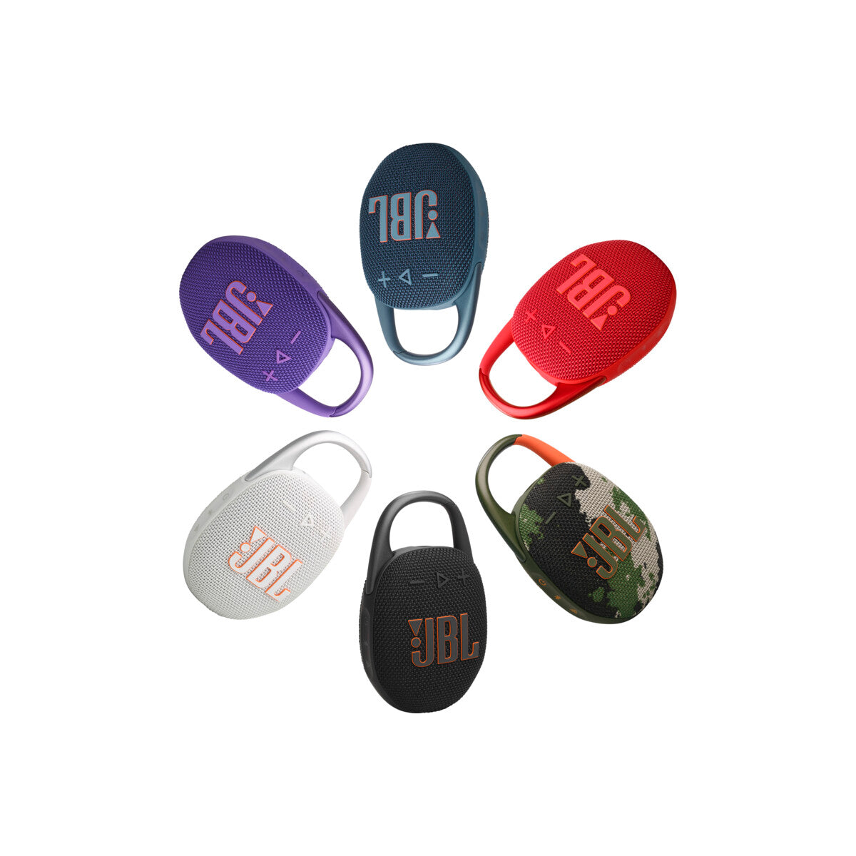 Ultra-přenosný reproduktor JBL Clip 5 - červený - istyle.work