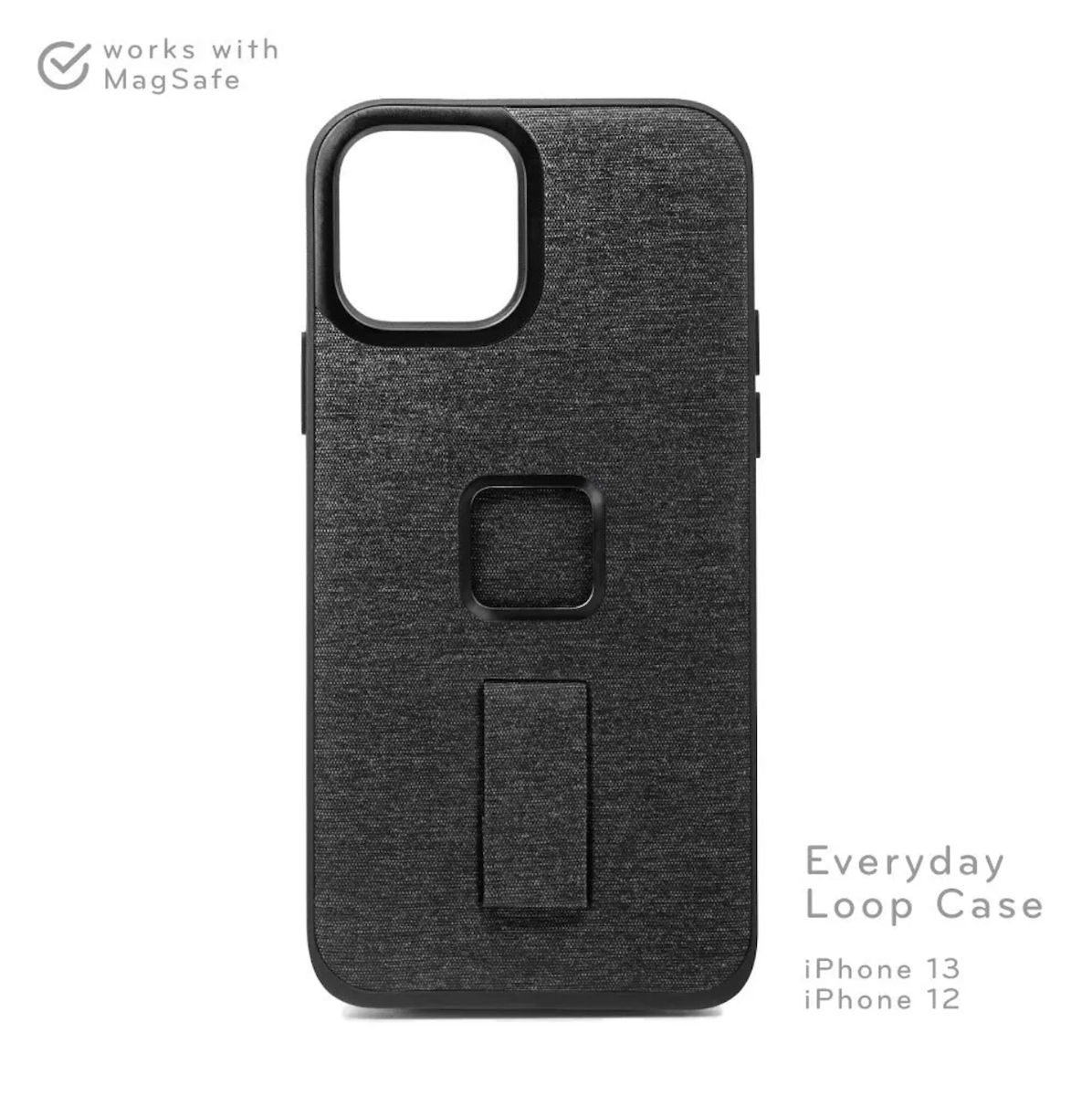 Kryt s poutkem na iPhone 14 Pro Max Peak Design Mobile Everyday Loop Case - šedý - istyle.work