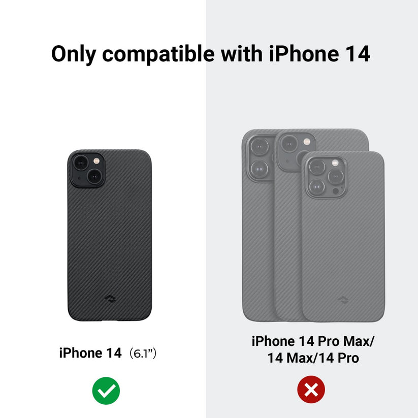 Kryt na iPhone 14 Plus Pitaka MagEZ 3 600D - černý - istyle.work