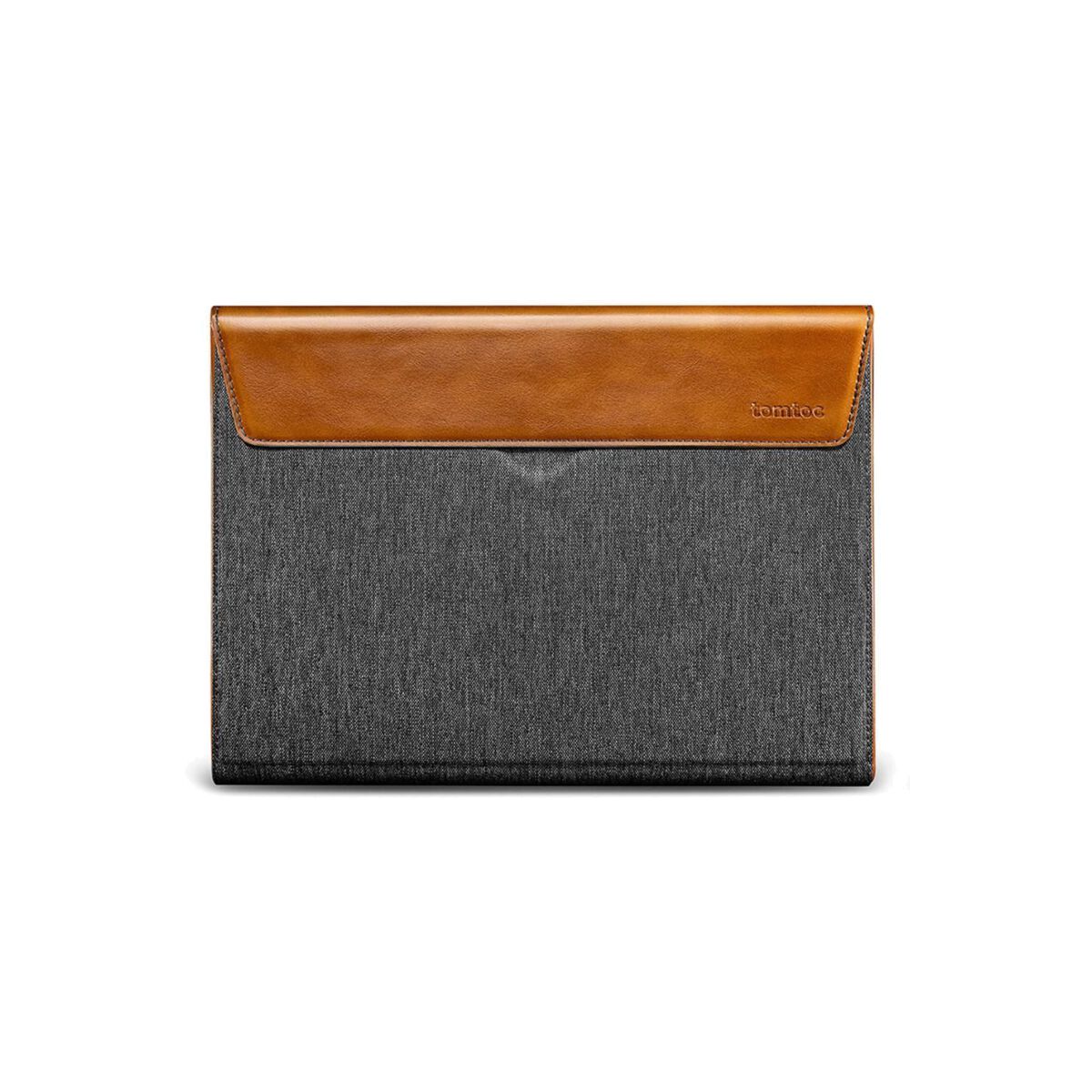 Prémiový obal tomtoc 16" MacBook Pro - šedý/koňakový - istyle.work