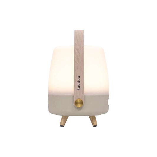 Designová lampa s reproduktorem Kooduu Lite-up Play Mini - Sand