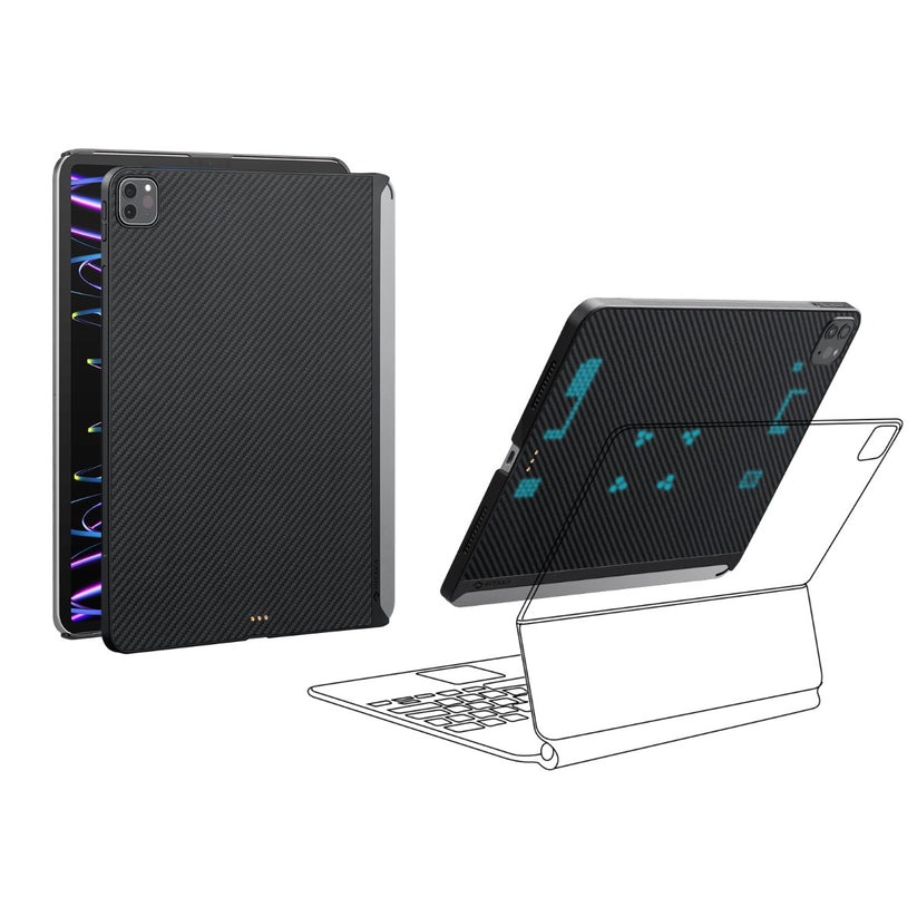 Kryt na iPad Pro 12,9" (22/21) Pitaka MagEZ 2 - černý - istyle.work