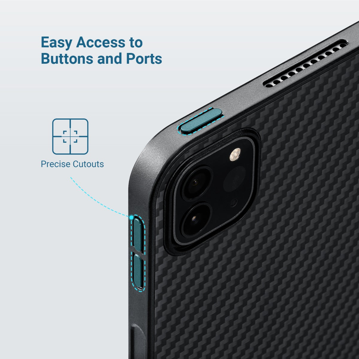 Kryt na iPad Pro 12,9" (22/21) Pitaka MagEZ 2 - černý - istyle.work