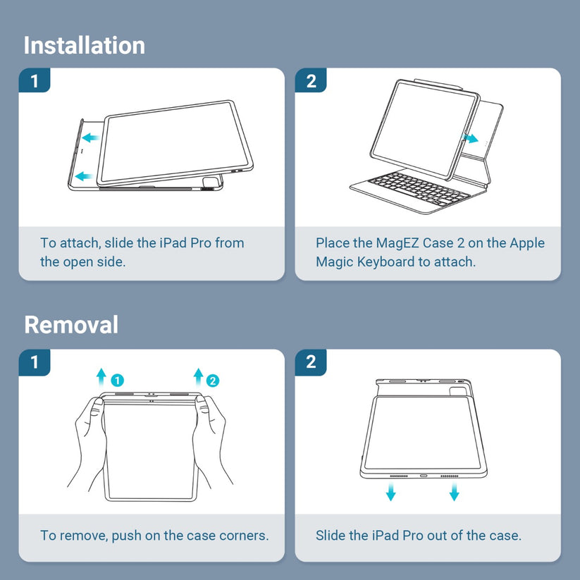 Kryt na iPad Pro 12,9" (22/21) Pitaka MagEZ 2 - černý - istyle.work