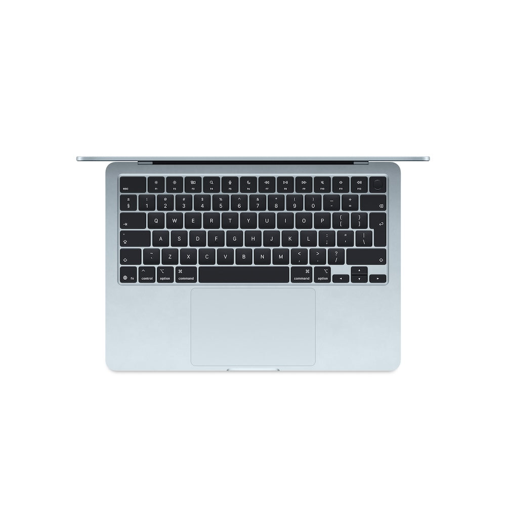 MacBook Air 13,6", Apple M4 10jádrové CPU, 8jádrové GPU, 16GB, 256GB SSD, CZ - blankytně modrý (otevřený)