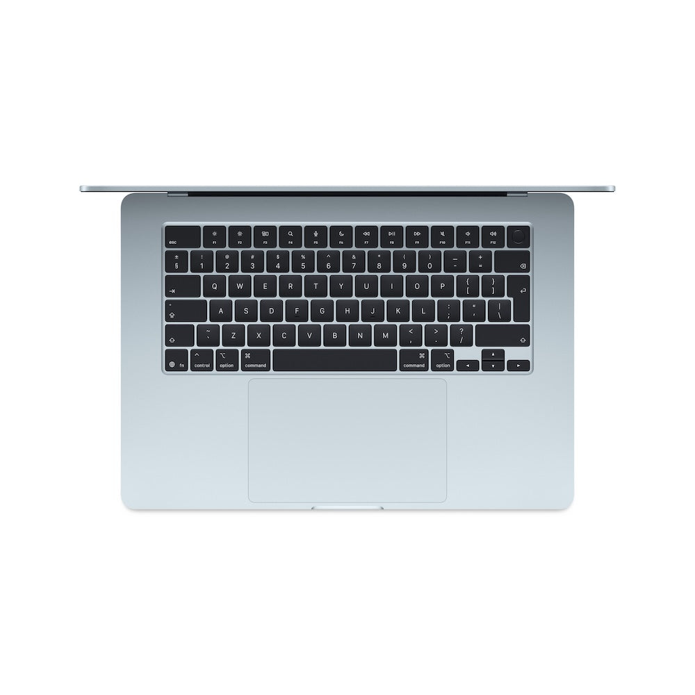 MacBook Air 15,3", Apple M4 10jádrové CPU, 10jádrové GPU, 16GB, 512GB SSD, CZ - blankytně modrý (otevřený) - istyle.work