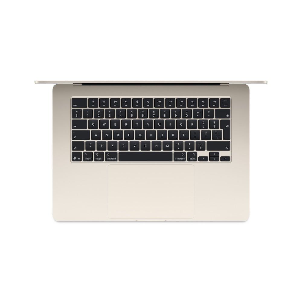 MacBook Air 15,3", Apple M4 10jádrové CPU, 10jádrové GPU, 16GB, 256GB SSD, CZ - hvězdně bílý (otevřený)
