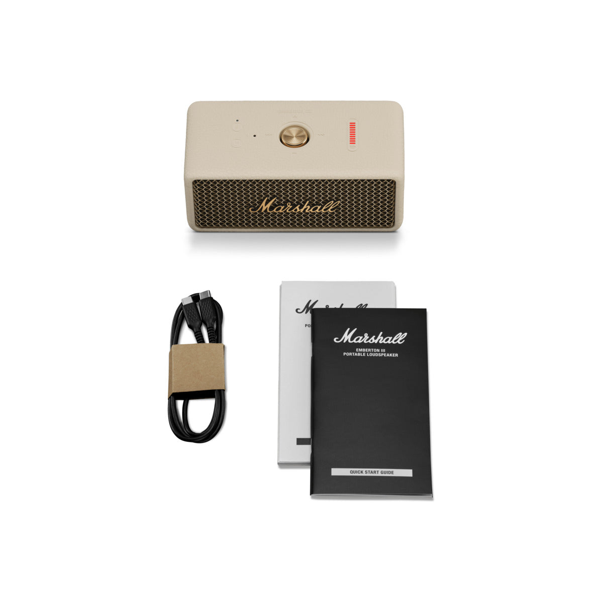 Bezdrátový reproduktor Marshall Emberton III - krémový - istyle.work
