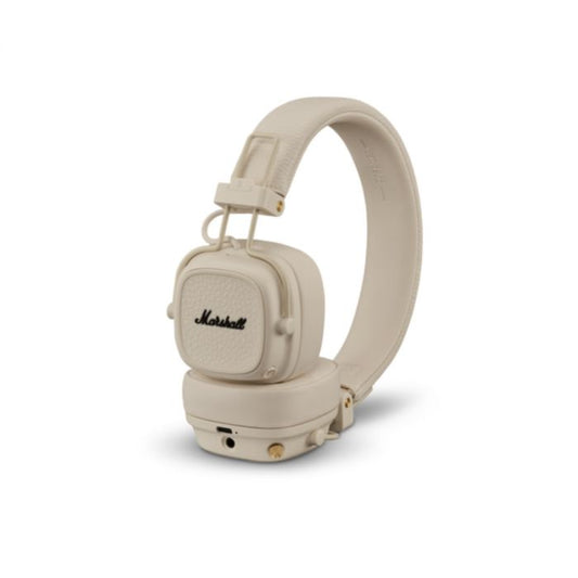 Bezdrátová sluchátka Marshall Major V - krémová - istyle.work