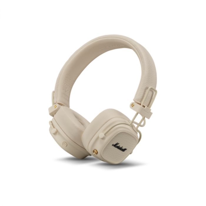 Bezdrátová sluchátka Marshall Major V - krémová - istyle.work