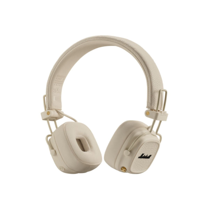 Bezdrátová sluchátka Marshall Major V - krémová - istyle.work