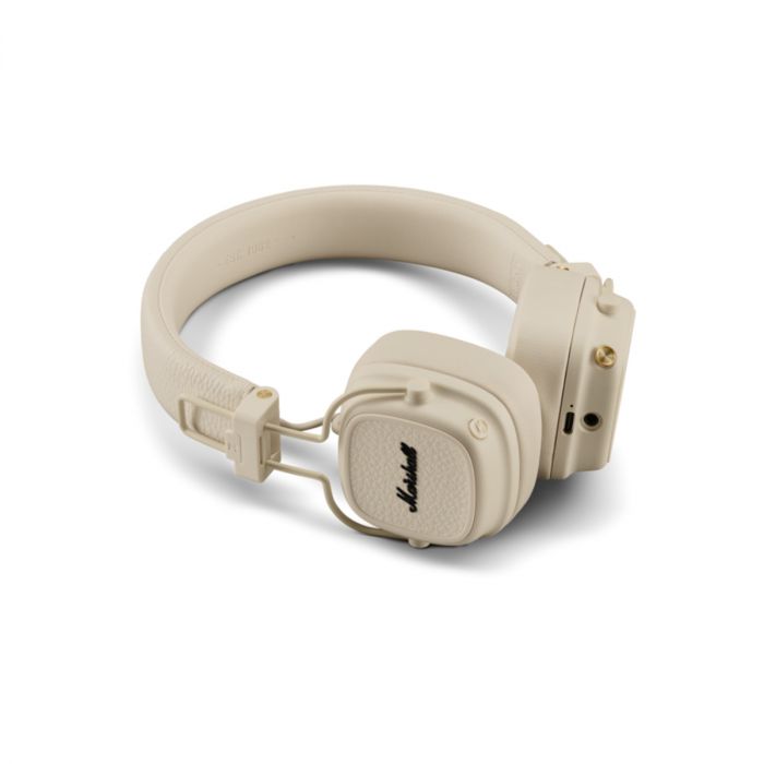 Bezdrátová sluchátka Marshall Major V - krémová - istyle.work