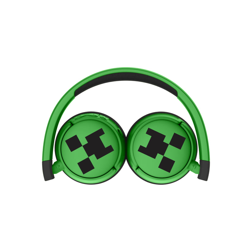 Dětská bezdrátová sluchátka OTL Minecraft Creeper Kids - zelená - istyle.work