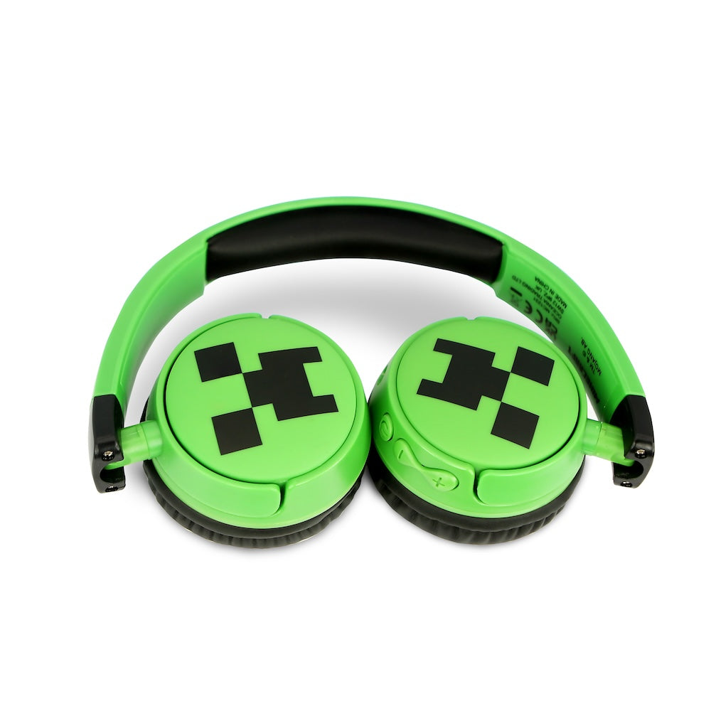 Dětská bezdrátová sluchátka OTL Minecraft Creeper Kids - zelená - istyle.work
