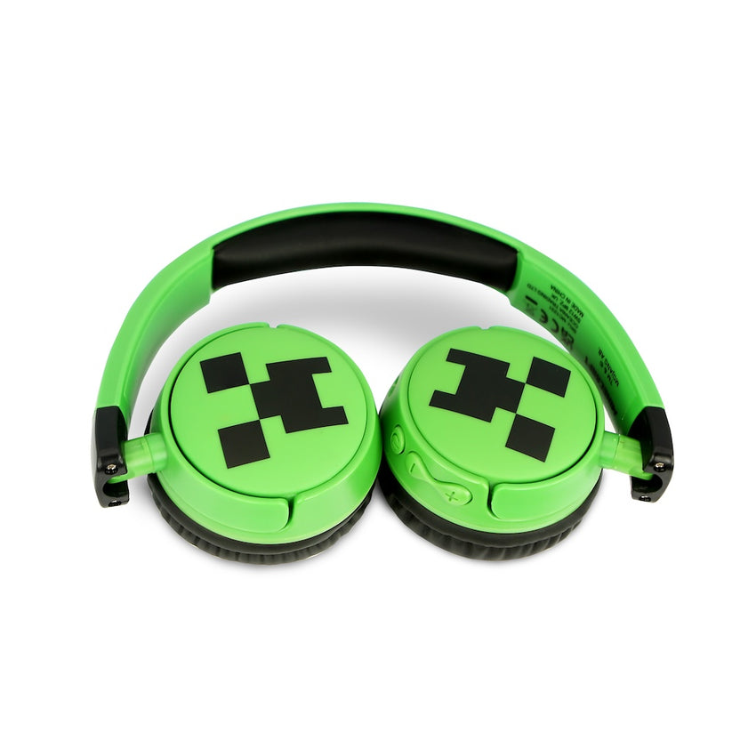 Dětská bezdrátová sluchátka OTL Minecraft Creeper Kids - zelená - istyle.work