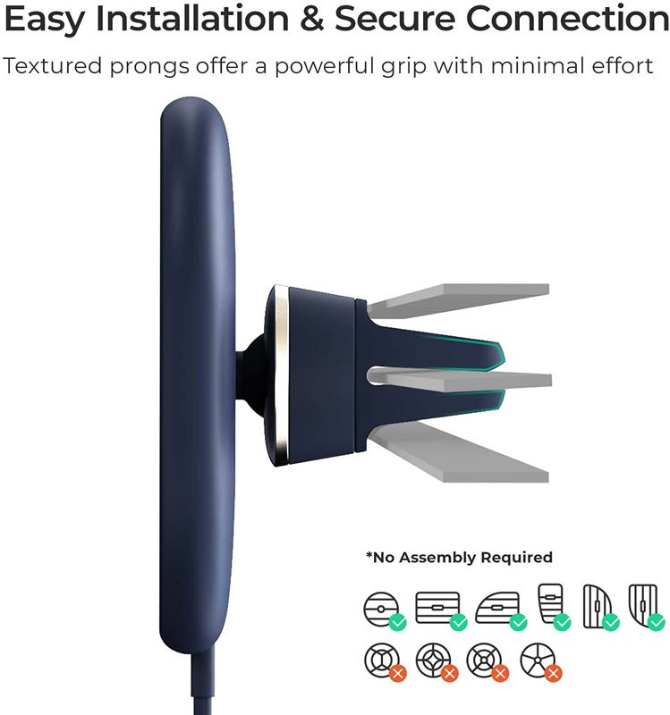 MagSafe nabíjecí držák iOttie Velox Wireless Air Vent Mount - istyle.work