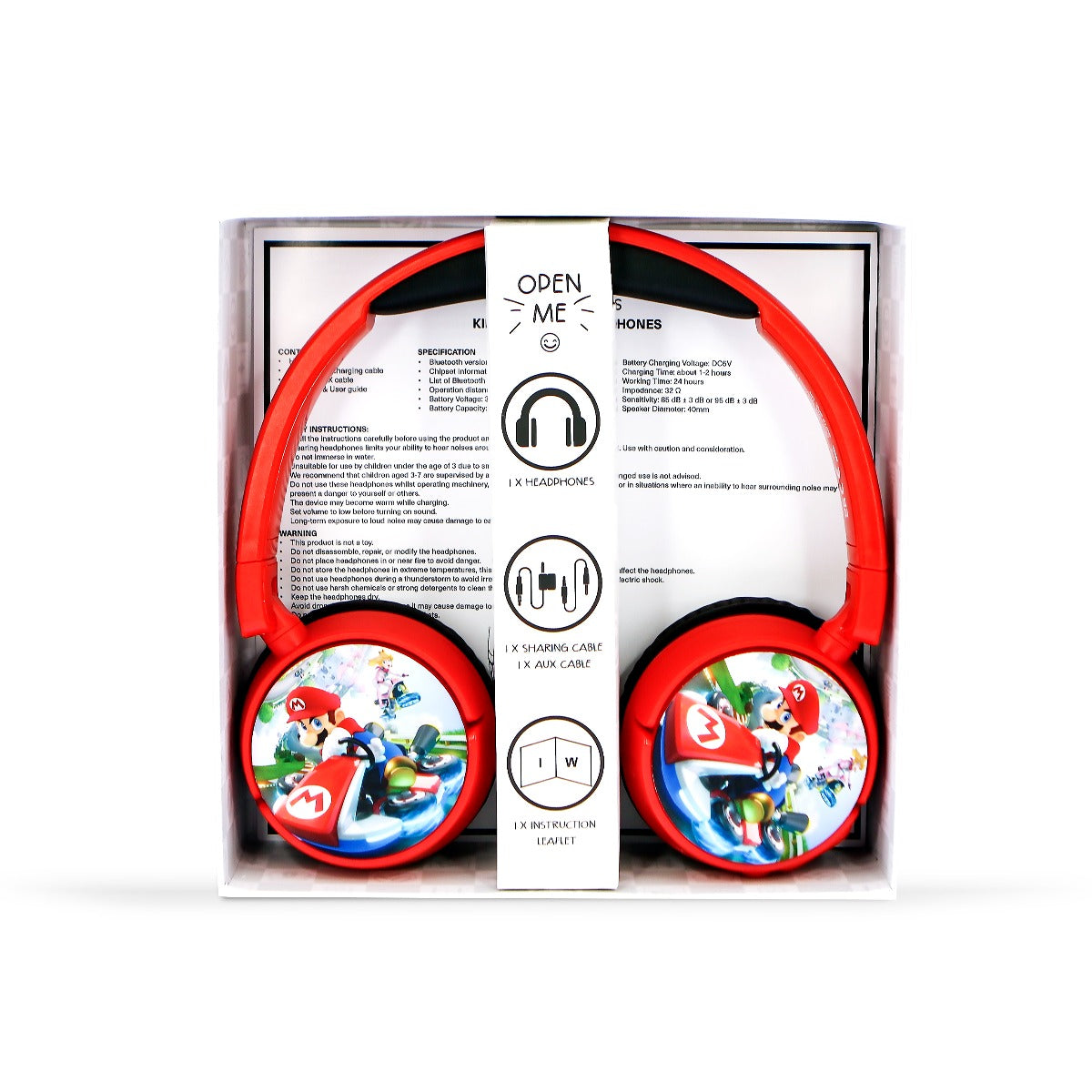 Dětská bezdrátová sluchátka OTL Mario Kart - istyle.work