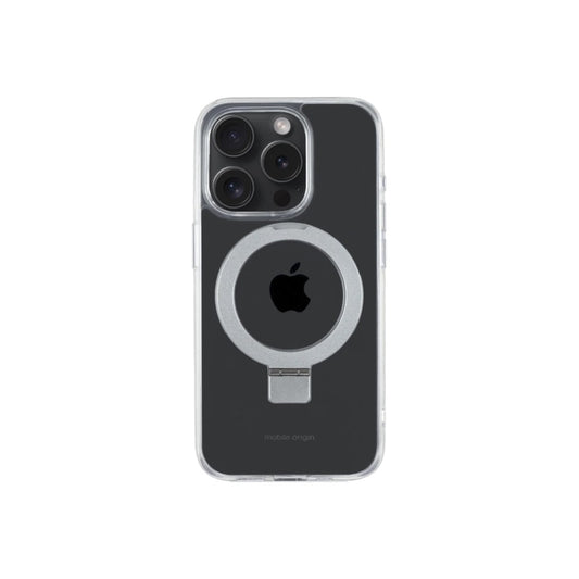 Pouzdro na iPhone 15 Pro Mobile Origin RingMag - průhledné - istyle.work