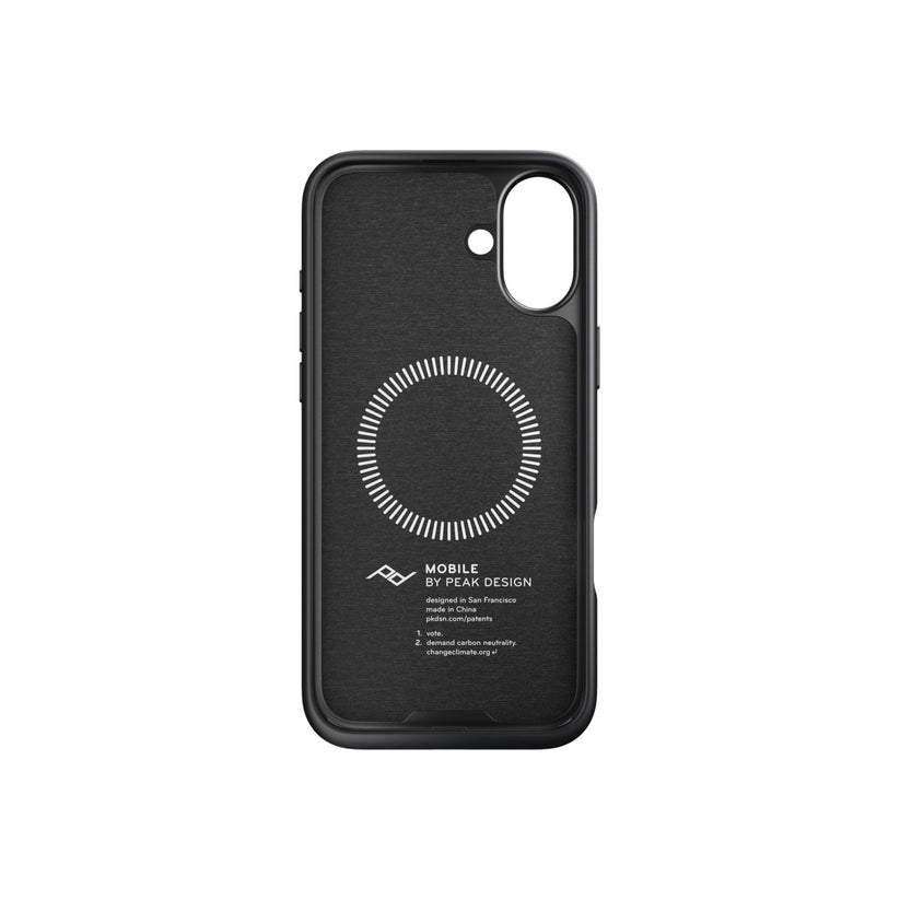 Kryt pro iPhone 16 Plus Peak Design Mobile Everyday Fabric Case - tmavě šedý - istyle.work