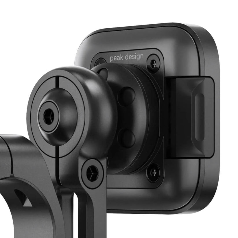 Držák s pojistkou na řídítka Peak Design Mobile Motorcycle Mount V2 - černý - istyle.work