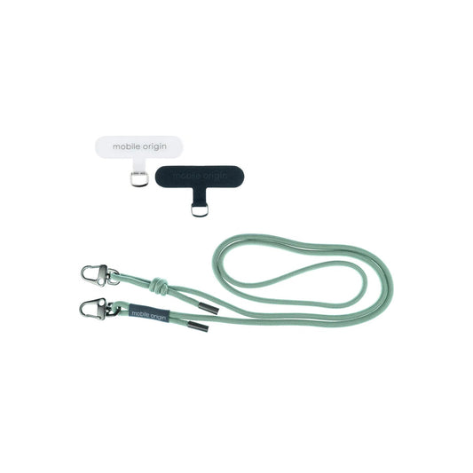 6mm šňůrka na telefon Mobile Origin Lanyard rope 82 - 163cm - zelená - istyle.work
