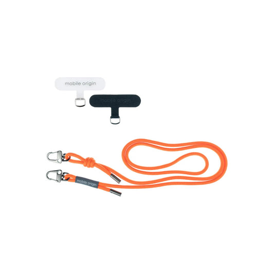 6mm šňůrka na telefon Mobile Origin Lanyard rope 82 - 163cm - oranžová - istyle.work