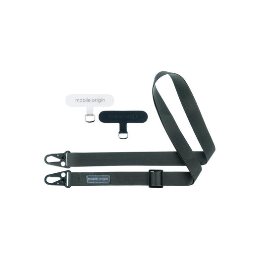 25mm popruh na telefon Mobile Origin Lanyard rope 84 - 165cm - černý - istyle.work