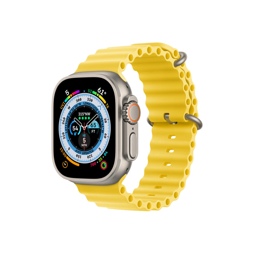 Apple 49mm žluté prodloužení Oceánského řemínku - istyle.work