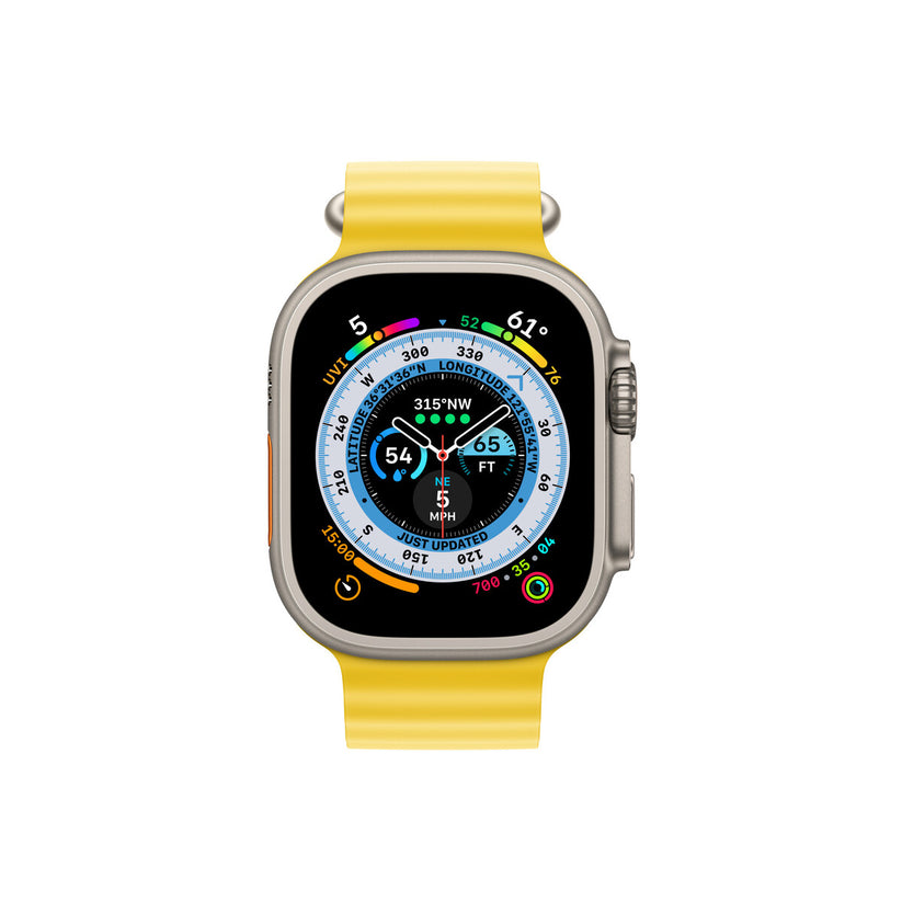 Apple 49mm žluté prodloužení Oceánského řemínku - istyle.work