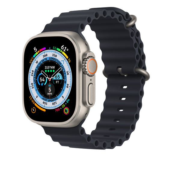 Apple 49mm temně inkoustové prodloužení Oceánského řemínku - istyle.work
